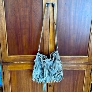 Tan Fringe pocketbook